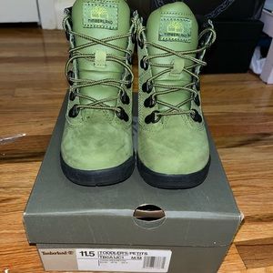 Army Green Toddler Timberlands Never Worn